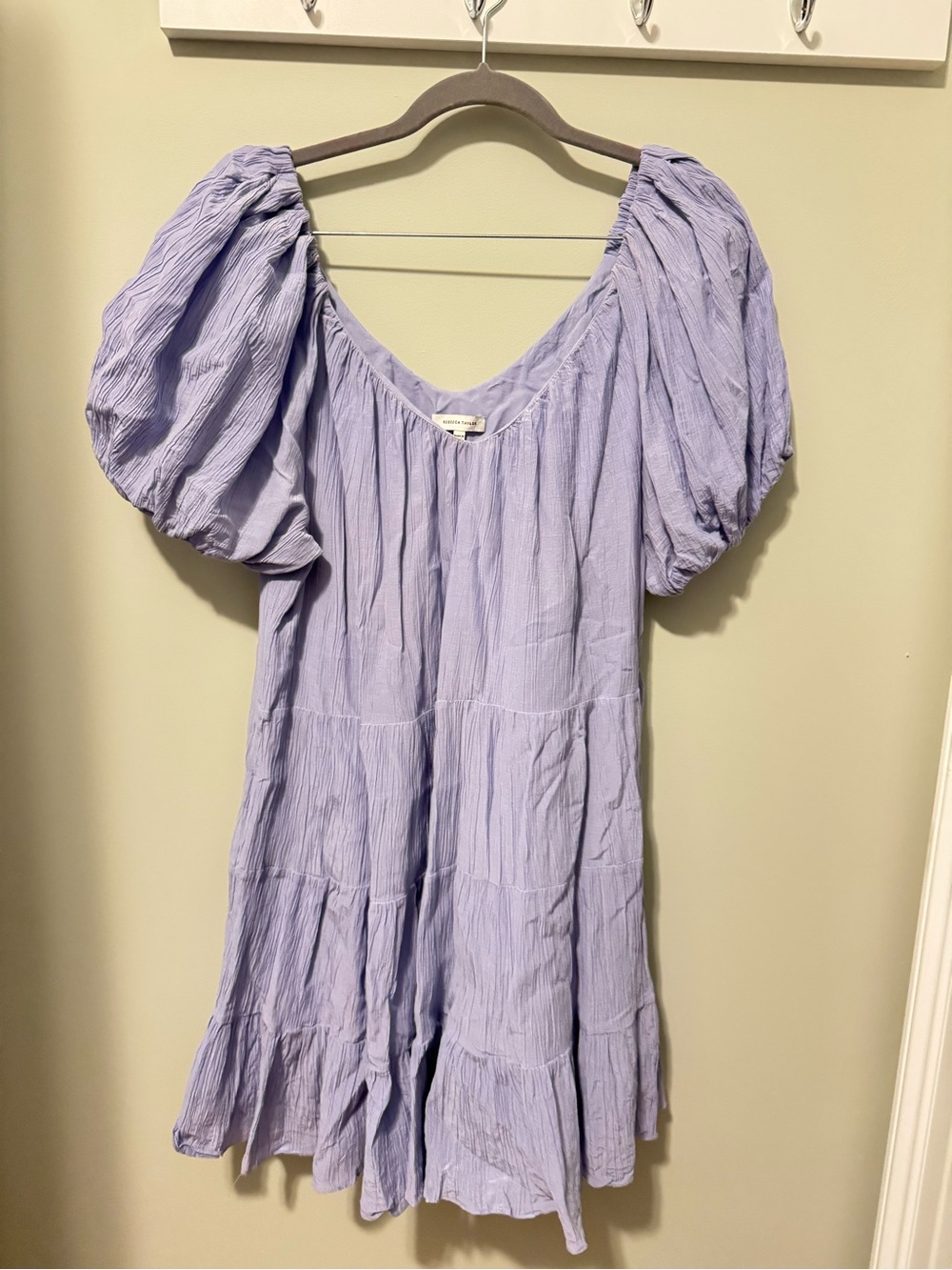 Rebecca Taylor Purple Mini Dress Size XL